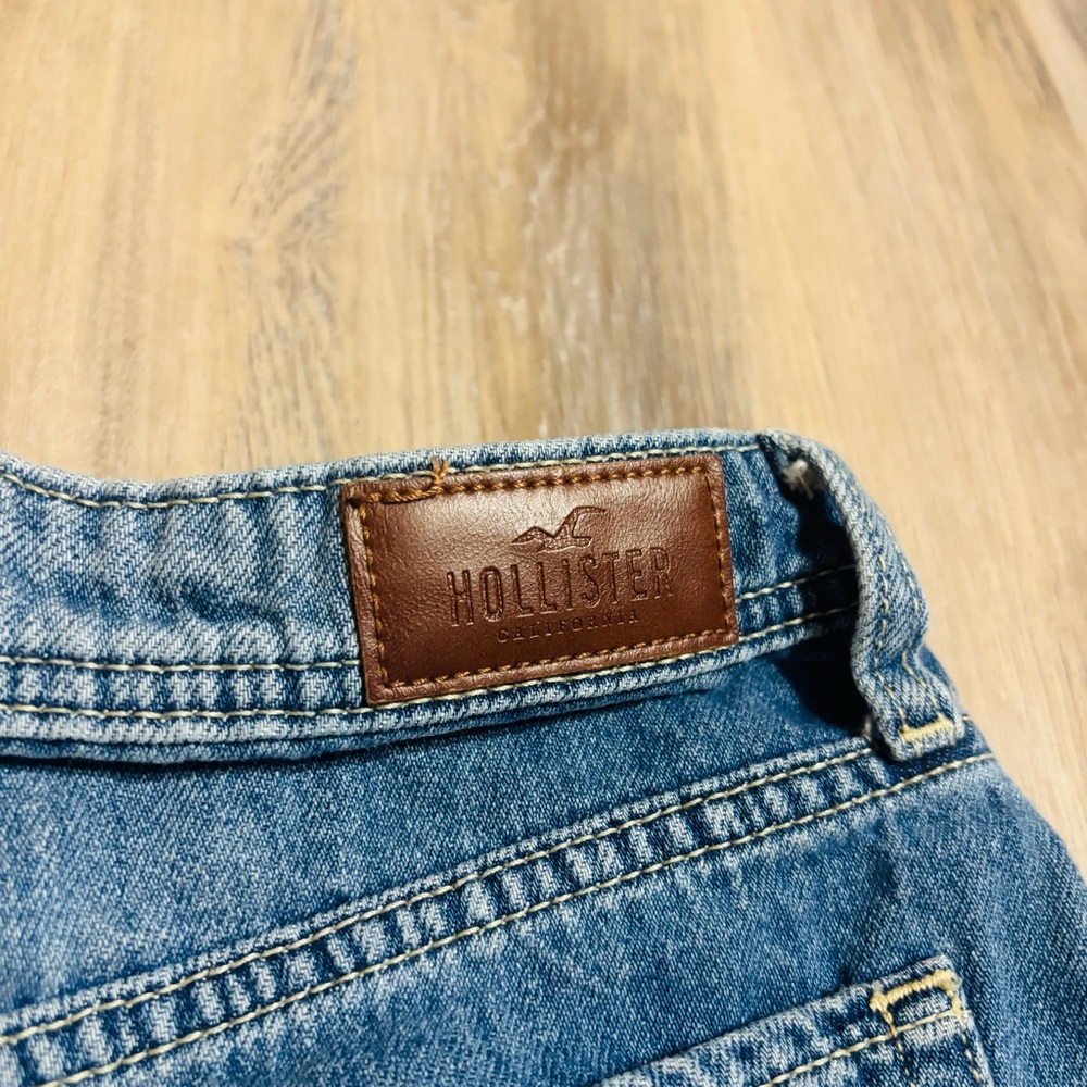 Women’s Hollister High-Rise Denim Shorts button fly size 3 W26 - Picture 3 of 7